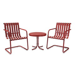 Crosley Gracie 3-Piece Metal Outdoor Seating Sets