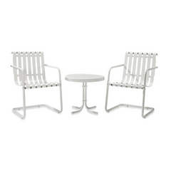 Crosley Gracie 3-Piece Metal Outdoor Seating Sets