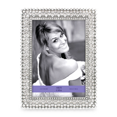 Pewter Picture Frame With Sunburst Crystals